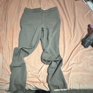 Alfani ESS Straight-Leg Trousers Women’s Size 4 Taupe Work Pants